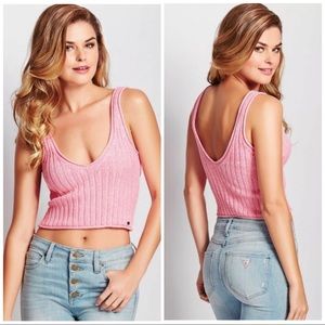 Guess - Double V-Neck Sweater Tank